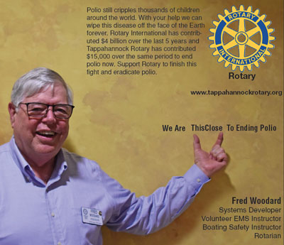 rotary end polio now campaign joe johnston